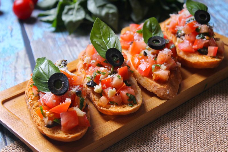 Bruschetta Trio starter platter